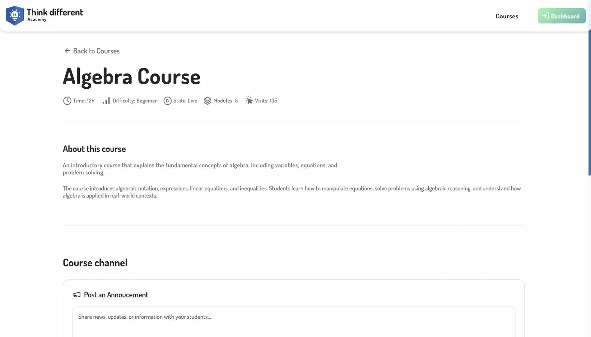 Geometry Essentials course details in Think different Academy